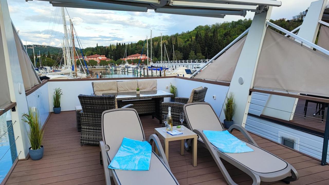 Villa Sea Lux Floating House Ajda Portorose Exterior foto